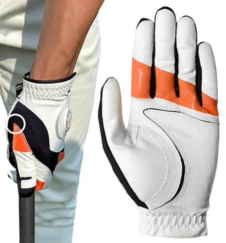 Fuuxtci Herren Golfhandschuh Für Die Linke Hand, Golf Grip Corrector Handschuhe | Golfhandschuhe Herren | Golf-Chipping-Korrekturhandschuhe Für Die Linke Hand, Glog-Club-Positionierungshandschuhe