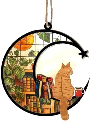 usefulbeauty Acchiappasole per finestre interne per gatto per finestra – Ornamento di gatto decorazione della stanza del gatto – decorazione da parete per la casa, bellissimi ornamenti