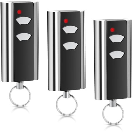 RUIZHI 433,92MHz abrepuertas de garaje, mando a distancia, 3 unidades de transmisores manuales para RCU 433 2K, Rolling Code abrepuertas de garaje compatible con RCU 433-2, RCU 433-4, EA433 2KM, EA433