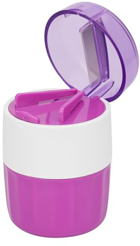 3 in 1 Pill Crusher for Tablets,Portable Pill Cutters for Tablets,Tablet Crusher for Pills with Stainless Steel Grinding Head,pPill Splitter for Small Tablets, Elderly & Pets(Grinder, Storage, Cut)