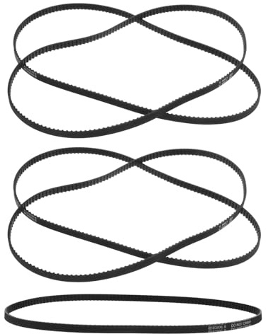 HOMSFOU 5 Piezas Correa de Goma para Motor de Máquina de Coser de Resistente y Elástica Reemplazo Silencioso para Máquinas Domésticas y Remalladoras Fácil Instalación Flexible para Modelos