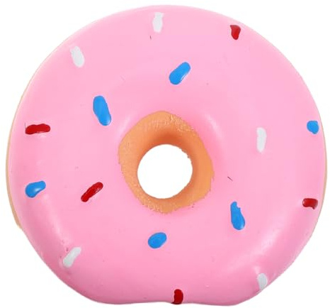 Hohopeti munkljudleksak pipig hundleksak medelstora Hundtuggar latex hundleksak Valpen leksak Latex leksak valpleksak Pink