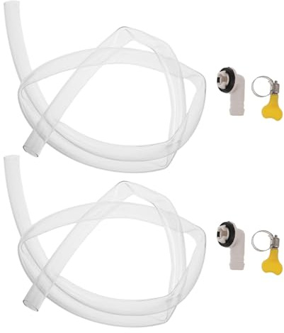 GRIRIW 2 Set Hose for Ac Unit Air-conditioning Drain Hose Kit Portable Air Conditioners Drain Pipe Extender Air Conditioner Extension Ac Tube Extension Transparent