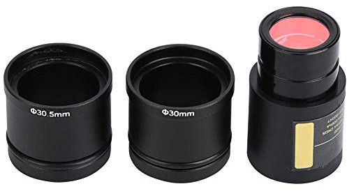 VBESTLIFE 5MP USB 2.0 Mikroskop Elektronisches Okular, 23,2 mm Digitales Okular + 30,0 mm 30,5 mm Adapterring Laufwerk Plug and Play