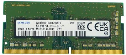 SpotMarket 8 GB DDR4 3200 MHz PC4-25600 1,2 V 1Rx8 260-stifts SODIMM bärbar dator RAM-minnesmodul M471A1K43EB1-CWE