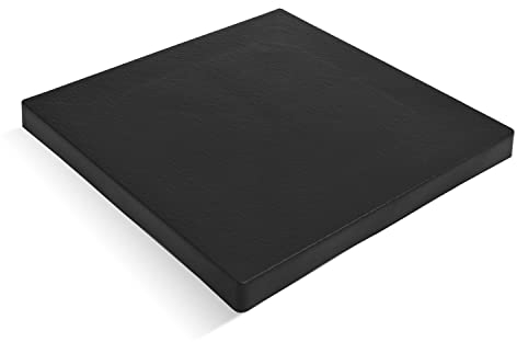 Prime Garden® Flat Square/Round Platform Pflanzenroller Witterungsbeständig Untersetzer mit Rollen Transporthilfe für Pflanzen Blumenroller(40 x 40 cm, Anthrazit)