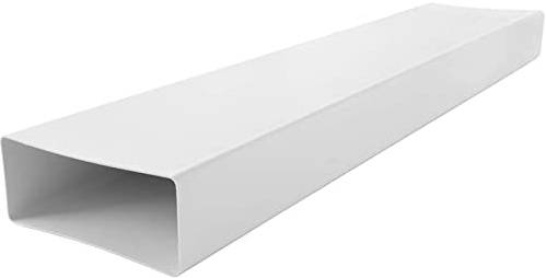 La zappa Lüftungsschlauch aus ABS, rechteckig, 1 m (150 x 70 mm)