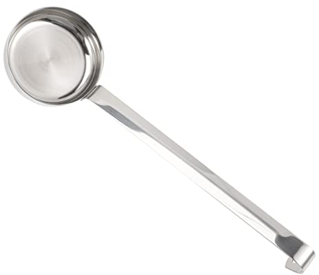 YARNOW Stainless Steel Pizza Sauce Spread Ladle Long Handle Kitchen Spoon for Cooking Non-Stick Soup Ladle for Home and Restaurant Use