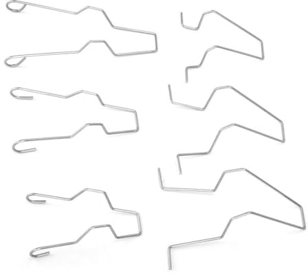 Cocoarm 6PCS Stahl-Scheinwerfer, Auto-Birnen-Haltefederclip Glühbirnen-Haltefederklammern Birnen-Haltefederklemme Scheinwerfer-Haltefederklemme für H1/H3/H4/H7