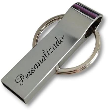 Memoria USB 32GB 64GB Personalizable con Bolsa Regalo, Regalo Original, Pendrive Llavero (C1 64GB)