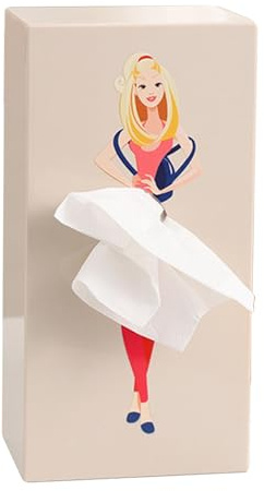 Taschentuchbox Mit Fliegendem Rock, Kurzer Rock Mädchen Cartoon Taschentuchbox, Taschentücher Box Spender Taschentuchbox Eines Fliegenden Rock, Für Badezimmer Schlafzimmer Esszimmer Büro Und Mehr