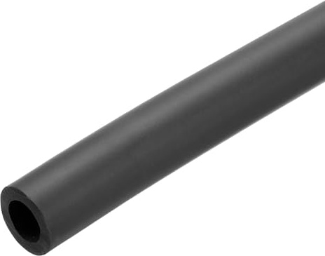 QUARKZMAN 1m Rohrisolierung Schaumstoff, Durchmesser 20mm Isolierstärke 5mm Heizungsrohr Verkleidung für Fitnessgeräte, Rohre (Schwarz)