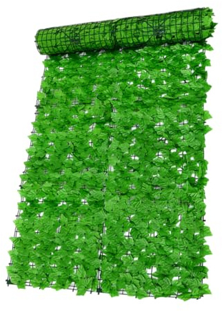 balacoo Simulated Green Plant Fence Plastic Decorative Wall for Garden