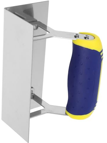 SHINEOFI Llana De Esquina Interior Para Acabado De Herramienta Acero Inoxidable Paleta De Esquina Mango De Agarre Para Biselado De Bordes De Paneles