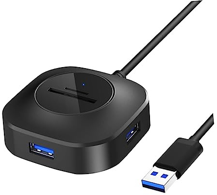 SHINEOFI Hub USB Concentrateur avec Répartiteur pour Ordinateur Portable Station Extension USB pour Bureau