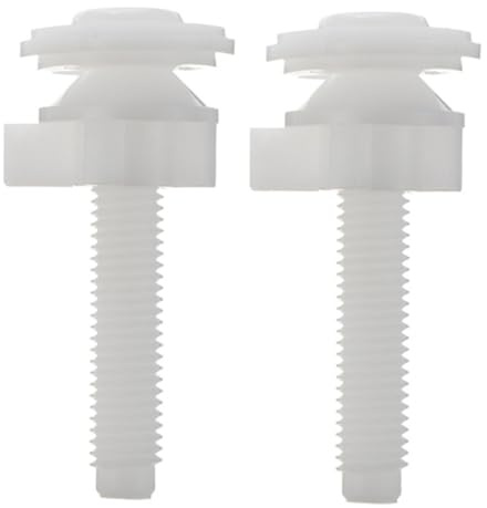 POPETPOP 2pezzi Viti Di Ricambio Per Sedile Wc Kit Di Fissaggio in Plastica Per Coperchio Water Accessori Per Installazione Sedile Vasca