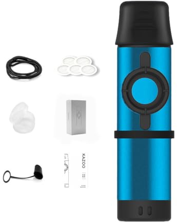 mophrati Für Anfänger Premium Kazoo aus Aluminiumlegierung mit unverwechselbarem Aussehen Kazoo Flötenset aus Aluminiumlegierung Instrument