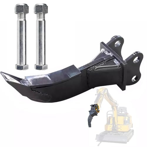 Mini pelle rétrocaveuse pour pelleteuse de 1 à 2 tonnes, largeur de 20 cm, portée de 90 mm, diamètre du trou de 25 mm, convient pour empattement de 90 mm