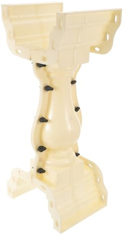 Veemoon Stampo per Balaustra a Colonna Romana in Plastico, Forma a Zucca, per Ornamenti da Giardino e Recinzioni in Cemento, Rapido Sformo