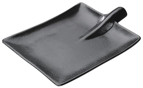 Zassenhaus WORKER Steak-/Servierteller, ofenfeste Keramik, 30 × 22 cm | Servierteller WORKER, für Fleisch, Burger, Fisch und Gemüse, ofenfeste Keramik, eckige Form, Made in Portugal