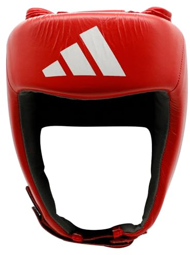 adidas Unisex – Erwachsene IBA Boxing Head Guard Kopfschutz, Rot, XL