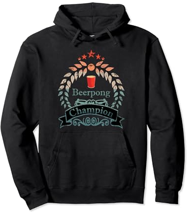 Beerpong Herren Bier Pong Bierpong Pullover Hoodie