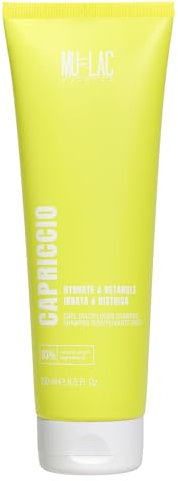 MULAC | CAPRICCIO - Shampoo Capelli Ricci Idratante e Disciplinante con Olio di Pequi Amazzonico e di Abissinia, 250ml