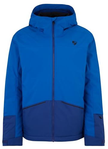 Ziener Timbarra Chaqueta de esquí/Snowboard | Transpirable e Impermeable, Azul Cobalto, 48 Hombres