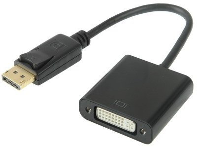 High-Tech Place DisplayPort Male to DVI 24 + 5 Adaptateur Femelle, Longueur de câble: 12cm (Noir)