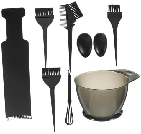 IWOWHERO Teiliges Haarfärbeset Mit Robustem Färbepinsel Flexiblem Strähnenkamm Und Farbmischschale Leichtes Professionelles Diy Zubehör Für Gleichmäßiges Auftragen Und Präzises Friseur-färb