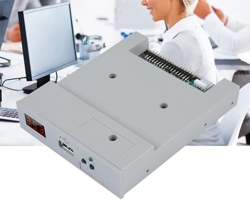SustVita Emulador USB de 3.5 Pulgadas, emulador de accionamiento de Disquete USB 1.44MB con construcción de Memoria para Aplicaciones de Control Industrial