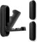 OUDQFCJ 2 ganchos plegables de pared y ganchos para ropa, capacidad de carga de 20 kg, para colgar abrigos y toallas, perchero plegable para armario, baño y cocina