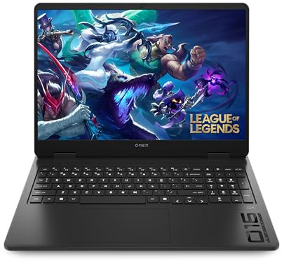 HP Omen 16-am0002sf Ordinateur Portable Gaming 16 FHD IPS 144 Hz, PC Portable Gamer (Intel Core 7 240H, RAM 16 Go, SSD 1024 Go, Nvidia GeForce RTX 5060 8Go, Windows 11), Laptop Noir, AZERTY