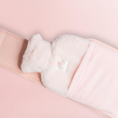 Blomé Wärmflasche zum Umbinden – Pink – 1L – Weicher Gürtel – Ideal bei Menstruationsbeschwerden