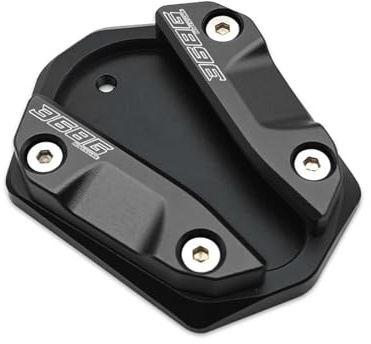 Cojín de soporte lateral para motocicleta Para ZONTES 368G 368E 368K ZT368G Soporte Lateral, Asiento Alargado, Caballete, Almohadilla Pata Cabra(Black 368G)