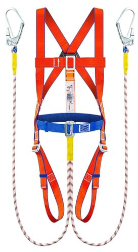 Sangle de sécurité anti-chute - Équipement d'escalade à dégagement rapide, équipement de sécurité d'accès à la corde, kit de ceinture d'arbre, gamme industrielle ergonomique avec construction