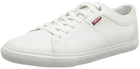 Levi's Men's 225826-794 Woods Trainers, White (B White 50), 10 UK