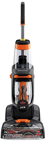 BISSELL ProHeat 2X Revolution Pet - Limpiador de alfombras vertical de tamaño completo, 1548F, 18 libras, naranja