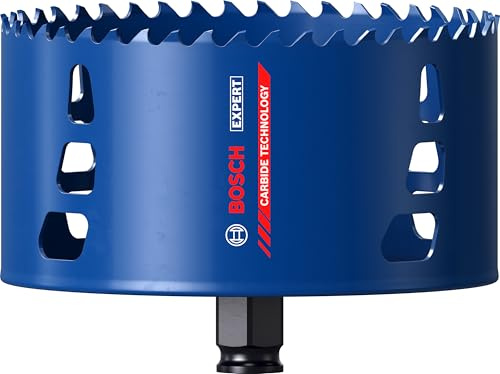 Bosch 1x EXPERT Multi Material Power Change Plus-hålsåg (för Trä med metall, Tegel, Ø 127 mm, Professional Tillbehör Borr)