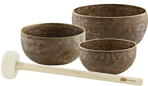 Sonic Energy Klangschalen Set Origin Series – 600/700/900 g – Für Meditation & Klangheilung – Inkl. Hülle, Filzring & Schlägel (SB-O-2200)
