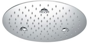 Keller Taps Soffione Doccia anticalcare a soffitto. Indicato Anche per cartongesso. 6025/30 orione - Inox