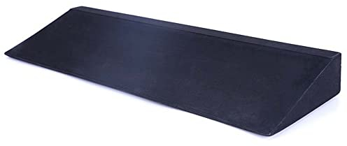 LTLCLZ Großes Eva Yoga Wedge Blocks Squat Slant Board Leichtes Unterstützendes Fußkreuzheben Kraftübung Pilates Geneigtes Board,Schwarz
