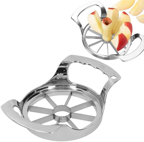 Cortador De Manzanas De Acero Inoxidable, Cortador De Manzanas De 8 O 12 Cuchillas Y Herramienta De Corte Divisor De Frutas De Alta Resistencia Para Manzana, Pera, Patata(8 Slices)