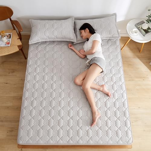 JIANINGHOME Weiches strapazierfähiges Spannbettlaken 200x220,rutschfeste Matratzenschoner-Bettwäsche für Schlafzimmer