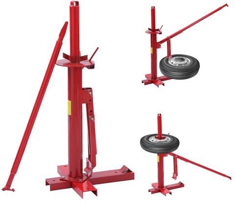 AIM Tools Manual Tyre Changer, Portable Car Tire Remover, Wheel Mount Breaker Vehicles Garage Repair Tool for Motorcycle Quads and Karts 451326