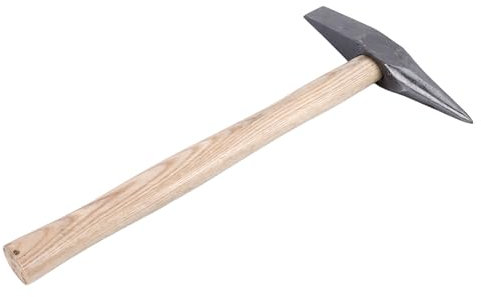 Marteau D'ingénieur, Marteau de Machiniste avec Manche Ergonomique en Bois, Marteau de Forgeron à Double extrémité en Acier Inoxydable pour le Travail des Métaux