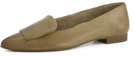 Paul Green Damen Frauen Klassische Ballerinas | Ballerinas, Samtziege Moro, Braun, Schlupfschuh, Atmungsaktiv, Damen, Schuhe