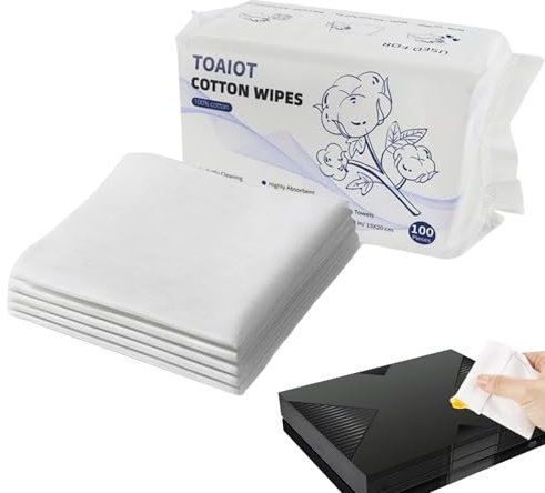 3D Printer Cleaning Wipes - Lint- Microfiber Wipes, Soft Reusable Gentle Wipes | Wet Highly Absorbent Cotton Wipes, Anti Wear Harmless Cleaning Tool for Electronics 3D Printers Screens Glass Metal
