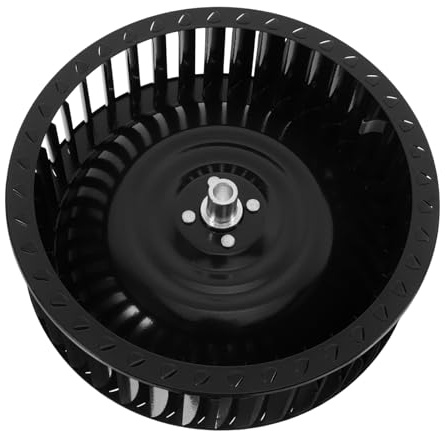 DIYEAH Range Hood Blower Wheel Replacement for Exhaust Fan Motor, Metal Construction with 27mm Shaft Depth, Powerful Ventilation Accessory Suitable for Home Kitchens and Hotels