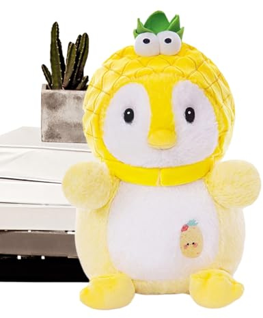 Générique Penguin Soft Toy | Penguin Fruit - Soft Accompaniment Toys | for Teens Adults Collectors Playtime Bedtime Bedroom Office Car Sofa